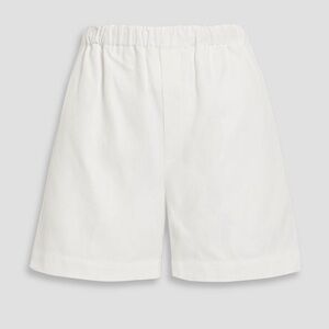 LOULOU white twill shorts